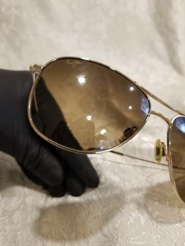 Maui Jim Cliff House MJ 247-16 59/15-137 Gold Titanium Sunglasses FRAME ONLY - Thumbnail 14