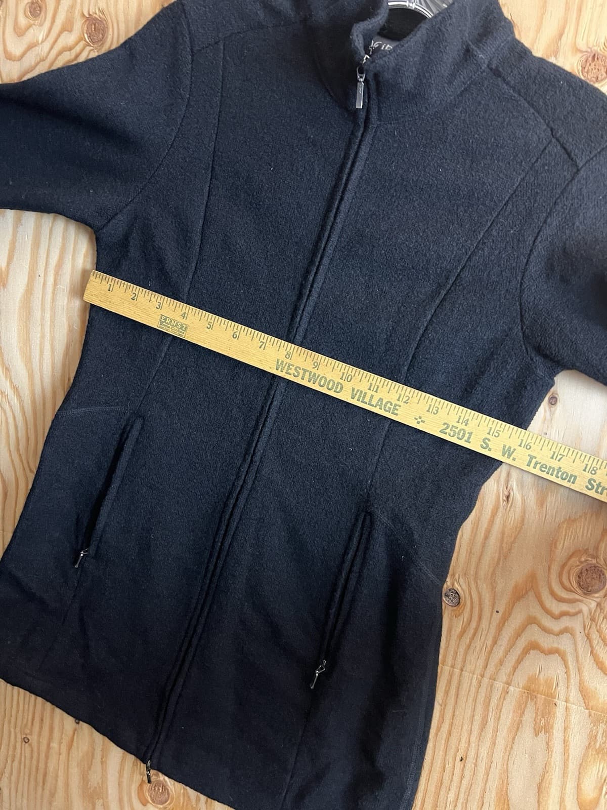Ibex Jacket Tunic Women's XS Black Zque Merino Wool Full Zip Long Coat - Thumbnail 9