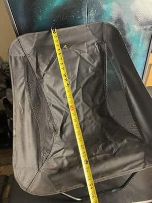 iClimb Low Ultralight Compact Camping Chair w/ Side Pocket and Carry Bag /IC606 - Thumbnail 13