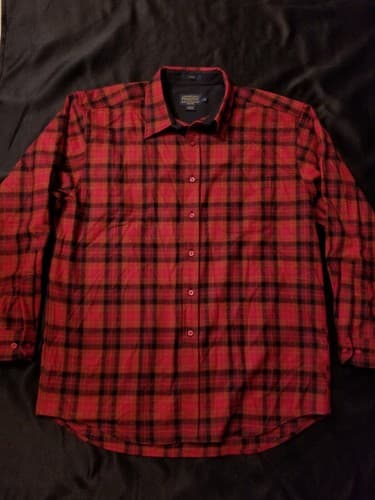 LNWOT Pendleton Lodge Shirt Jacket Flannel Plaid Wool XL Men - Image 1