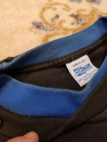 VTG Seattle Seahawks 90s Salem Sportswear Single Stitch L T-Shirt Large - Thumbnail 5