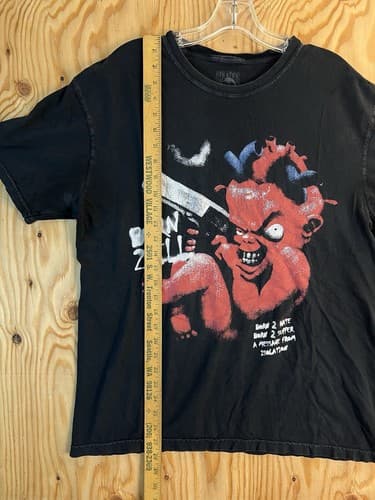 Rare Isolation Born 2 Kill Shirt Gun Red Baby Mens L Hate Suffer Black Short - Thumbnail 10