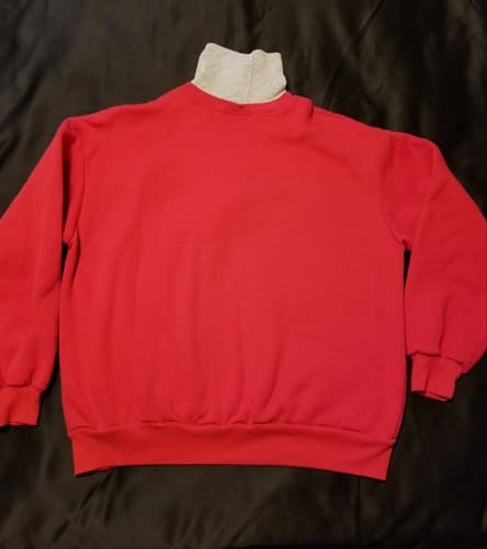 VTG NHL Detroit Red Wings XL Turtleneck Sweatshirt USA Hockey Pullover Sweater - Thumbnail 6