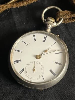 VTG Swiss Billodes Zenith Pocket Watch .800 Silver 15 Rubis Antique 1889 Expo - Thumbnail 2
