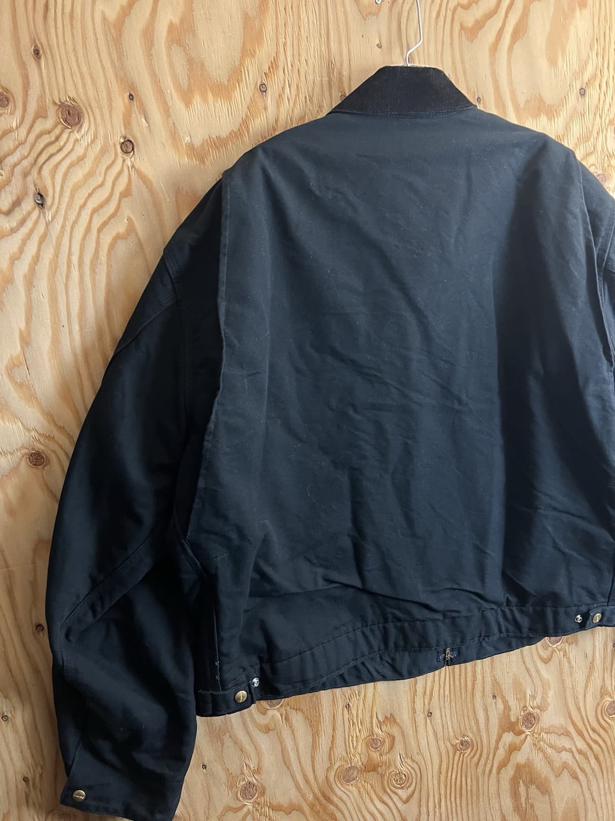 VTG Carhartt Detroit Jacket Size 52 Regular 2XL Blanket Lined USA J01 BLK Bomber - Thumbnail 10