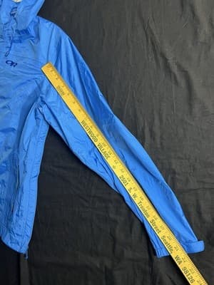Outdoor Research Panorama Waterproof Shell Hoodie Hoody Jacket Blue Womens XS - Thumbnail 12