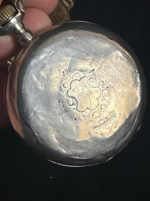 VTG Swiss Billodes Zenith Pocket Watch .800 Silver 15 Rubis Antique 1889 Expo - Thumbnail 6
