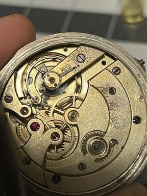 VTG Swiss Billodes Zenith Pocket Watch .800 Silver 15 Rubis Antique 1889 Expo - Thumbnail 13