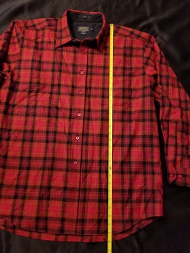 LNWOT Pendleton Lodge Shirt Jacket Flannel Plaid Wool XL Men - Thumbnail 9