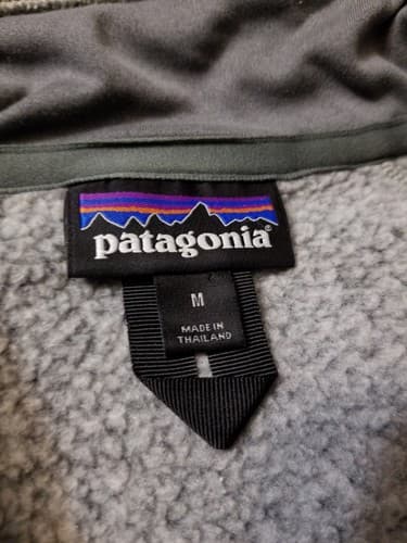 Patagonia Air BNB Gray Better Sweater Full Zip Jacket Chest Pocket Men’s Size M - Thumbnail 3