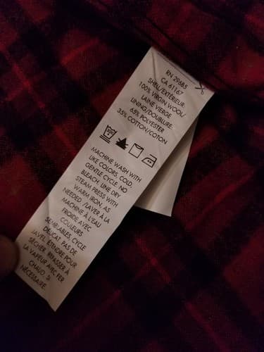 LNWOT Pendleton Lodge Shirt Jacket Flannel Plaid Wool XL Men - Thumbnail 7