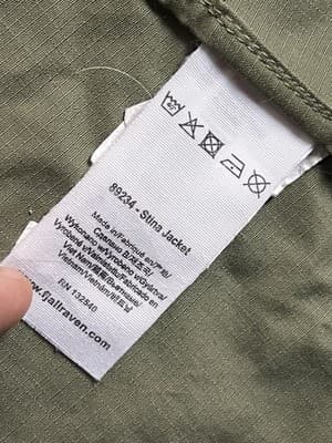 Fjallraven Jacket Womens XS Stina Coat G-1000 Hiking Water Resistant Green Hood - Thumbnail 11