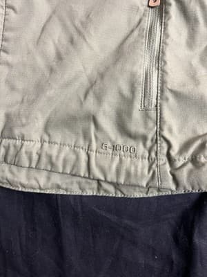 Fjallraven Jacket Womens XS Stina Coat G-1000 Hiking Water Resistant Green Hood - Thumbnail 5
