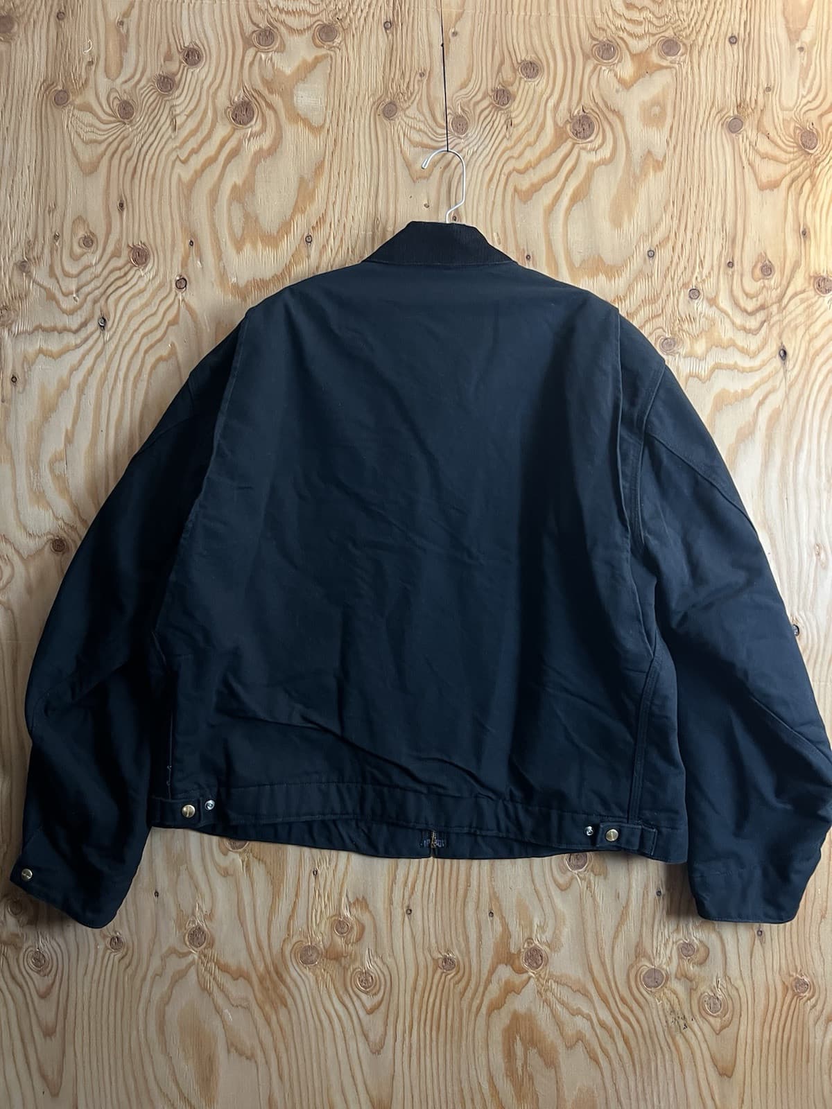VTG Carhartt Detroit Jacket Size 52 Regular 2XL Blanket Lined USA J01 BLK Bomber - Thumbnail 8
