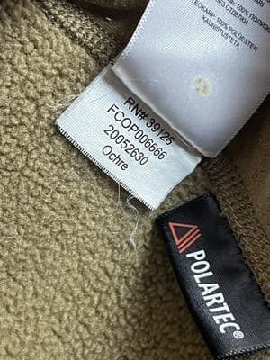 Filson Jacket Mens XL Ridgeway Fleece Polartec Tan Ochre Full Zip Pockets Hike - Thumbnail 13