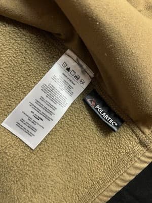 Filson Jacket Mens XL Ridgeway Fleece Polartec Tan Ochre Full Zip Pockets Hike - Thumbnail 12