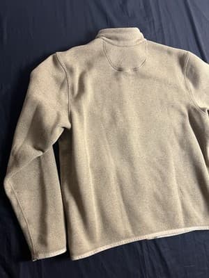 Filson Jacket Mens XL Ridgeway Fleece Polartec Tan Ochre Full Zip Pockets Hike - Thumbnail 15
