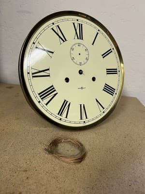 RARE Kieninger P78 80cm Movement Howard Miller 9.5” FacePlate Wall Clock 612-485 - Image 1