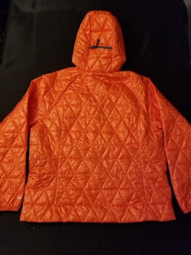 Outdoor Research Women's 1X Helium Insulated Hoody Rain Jacket Coat Orange *READ - Thumbnail 4