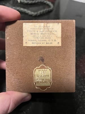 Vtg Finch & McCullouch F & M Desk Calendar Rare Memory Masterpieces 23 Junior - Thumbnail 9