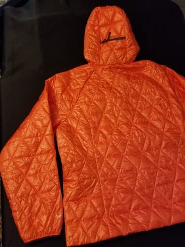 Outdoor Research Women's 1X Helium Insulated Hoody Rain Jacket Coat Orange *READ - Thumbnail 5