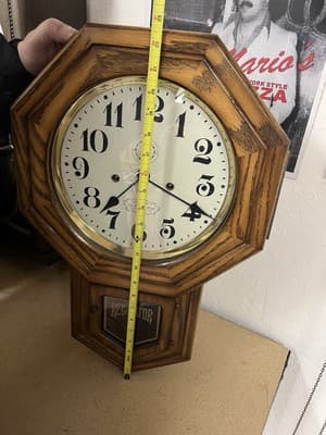 RARE Kieninger J1212 Regulator Wall Clock NEW ENGLAND CLOCK CO. Triple Chime VTG - Thumbnail 13