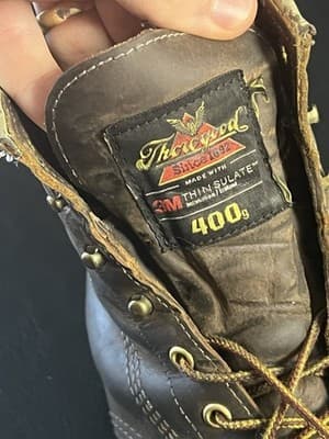 Thorogood 814-4514 Mens 10 EE 6" Leather WP Plain Soft Toe Work Boots Oil Slip - Thumbnail 13