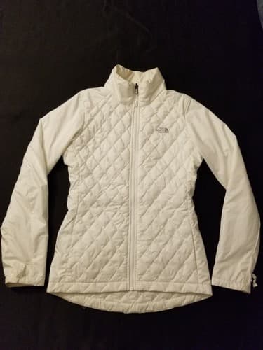 Womens XS The NORTH FACE White Thermoball Insulated Jacket Liner Triclimate - Image 1