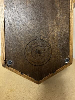 RARE Kieninger J1212 Regulator Wall Clock NEW ENGLAND CLOCK CO. Triple Chime VTG - Thumbnail 11