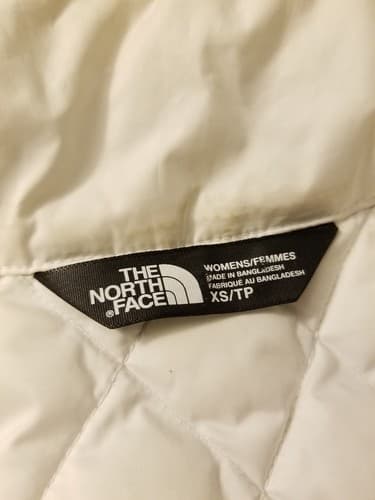 Womens XS The NORTH FACE White Thermoball Insulated Jacket Liner Triclimate - Thumbnail 7