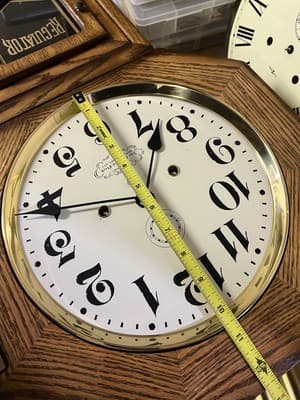 RARE Kieninger J1212 Regulator Wall Clock NEW ENGLAND CLOCK CO. Triple Chime VTG - Thumbnail 15