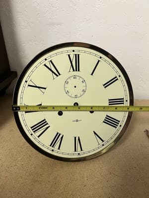RARE Kieninger P78 80cm Movement Howard Miller 9.5” FacePlate Wall Clock 612-485 - Thumbnail 11