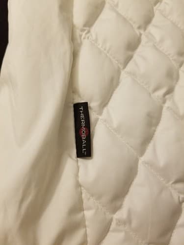Womens XS The NORTH FACE White Thermoball Insulated Jacket Liner Triclimate - Thumbnail 12