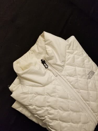Womens XS The NORTH FACE White Thermoball Insulated Jacket Liner Triclimate - Thumbnail 13