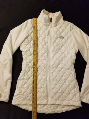 Womens XS The NORTH FACE White Thermoball Insulated Jacket Liner Triclimate - Thumbnail 14