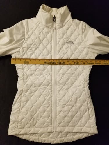 Womens XS The NORTH FACE White Thermoball Insulated Jacket Liner Triclimate - Thumbnail 15