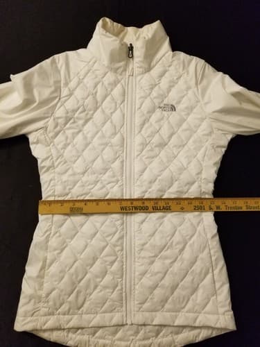 Womens XS The NORTH FACE White Thermoball Insulated Jacket Liner Triclimate - Thumbnail 16