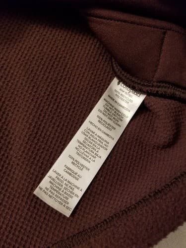 Cotopaxi Mens Large Blue Violet & Rust Black Abrazo Half Zip Fleece Jacket 1/2 L - Thumbnail 4