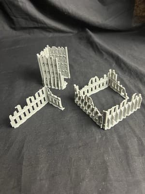 Warhammer 40k Terrain Imperial Sector Ruins 10 Pc Building Walls City Fence - Thumbnail 3