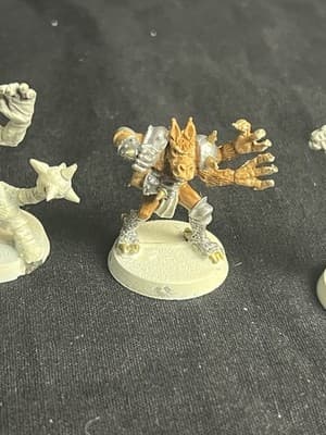 Lot Of 3 Warhammer 40k BLOOD BOWL Mutant SLARGA FOULSTRIKE Eldar Harlequin Metal - Thumbnail 3