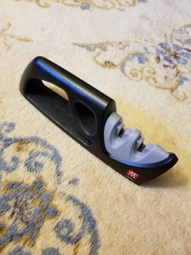 J. A. Henckels Black Pull-Through 2 Stage Knife Blade Sharpener - Thumbnail 3