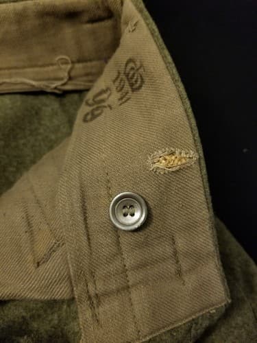 Vintage 1941 Crown 102K WW2 Swedish Army Military Wool Pants Trousers Cargo 30 - Thumbnail 9