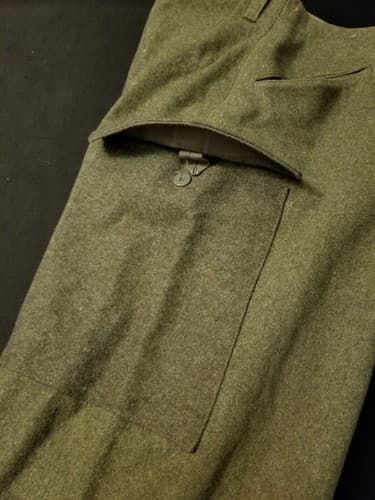 Vintage 1941 Crown 102K WW2 Swedish Army Military Wool Pants Trousers Cargo 30 - Thumbnail 14