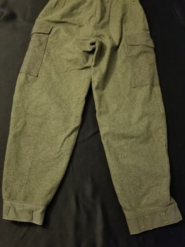 Vintage 1941 Crown 102K WW2 Swedish Army Military Wool Pants Trousers Cargo 30 - Thumbnail 13