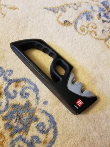 J. A. Henckels Black Pull-Through 2 Stage Knife Blade Sharpener - Thumbnail 4