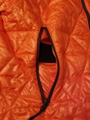Outdoor Research Women's 1X Helium Insulated Hoody Rain Jacket Coat Orange *READ - Thumbnail 12