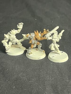 Lot Of 3 Warhammer 40k BLOOD BOWL Mutant SLARGA FOULSTRIKE Eldar Harlequin Metal - Thumbnail 10