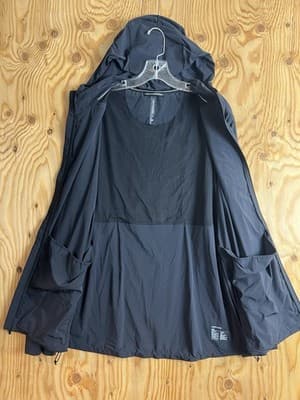Ten Thousand Lightweight Tech Jacket Black Rain Mens L Water Repellent Full Zip - Thumbnail 3