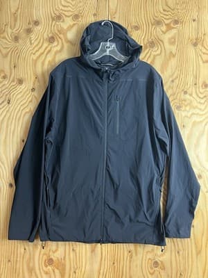 Ten Thousand Lightweight Tech Jacket Black Rain Mens L Water Repellent Full Zip - Image 1