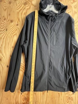 Ten Thousand Lightweight Tech Jacket Black Rain Mens L Water Repellent Full Zip - Thumbnail 8